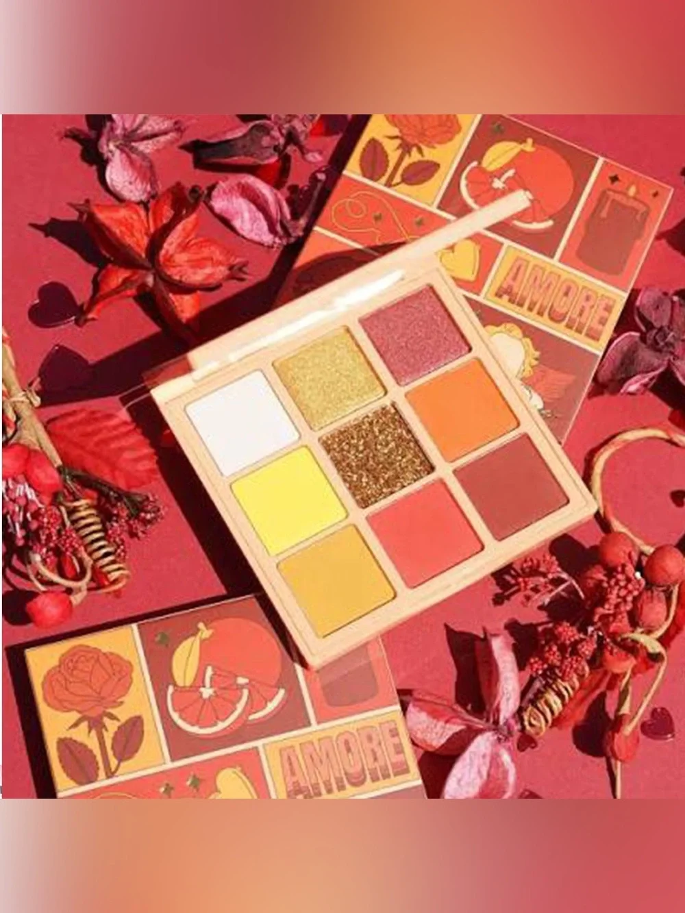 Kara Beauty Amore Eyeshadow Palette — Warm Sunset Shades